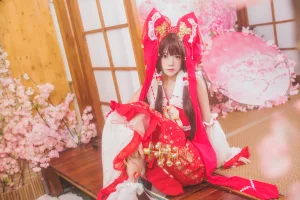 《灵梦 新年快乐》｜桜桃喵 · 45张写真