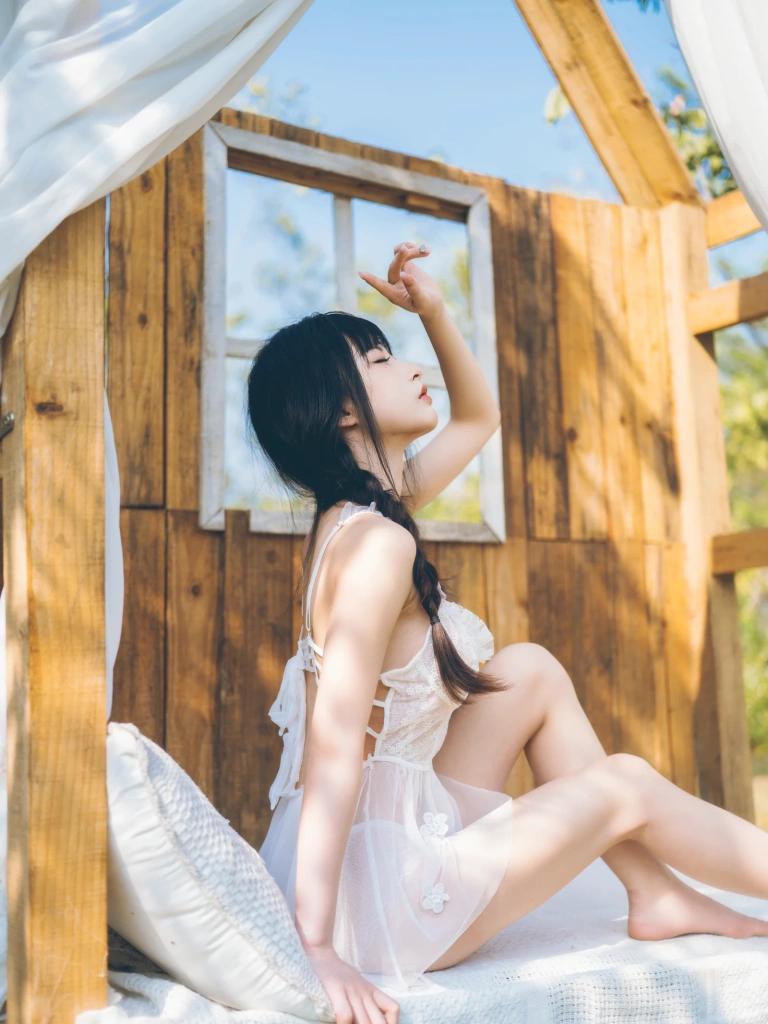 《田园蕾丝裙》｜清水由乃 · 65张写真