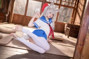 《碧蓝航线-朝凪JK》｜九柒喵 · 37张写真