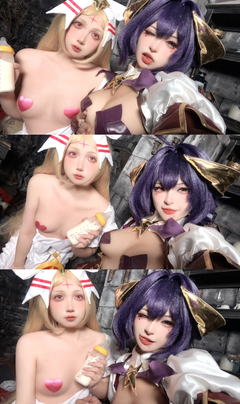 《魔法少女双人 柊舞缇娜&爱丽丝》｜小和甜酒&橙风千雅 · 55张写真、7 个视频