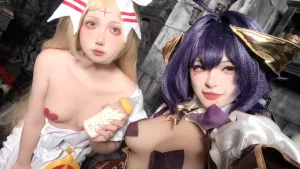 《魔法少女双人 柊舞缇娜&爱丽丝》｜小和甜酒&橙风千雅 · 55张写真、7 个视频