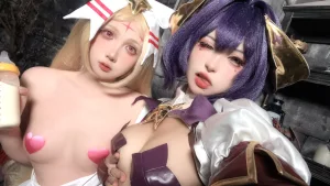 《魔法少女双人 柊舞缇娜&爱丽丝》｜小和甜酒&橙风千雅 · 55张写真、7 个视频