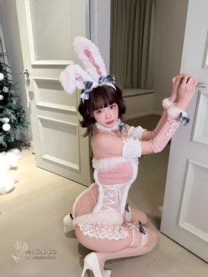 《雪季家养兔》｜麻薯好吃 · 68张写真