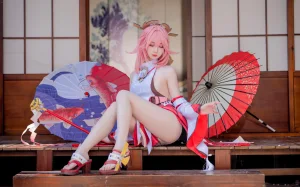 《八重神子》｜焖焖碳 · 15张写真