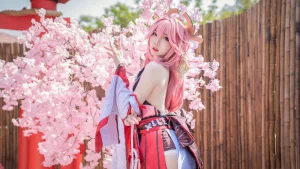 《八重神子》｜焖焖碳 · 15张写真