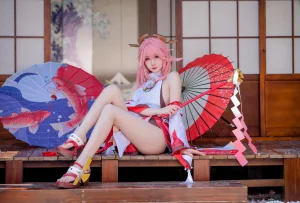 《八重神子》｜焖焖碳 · 15张写真