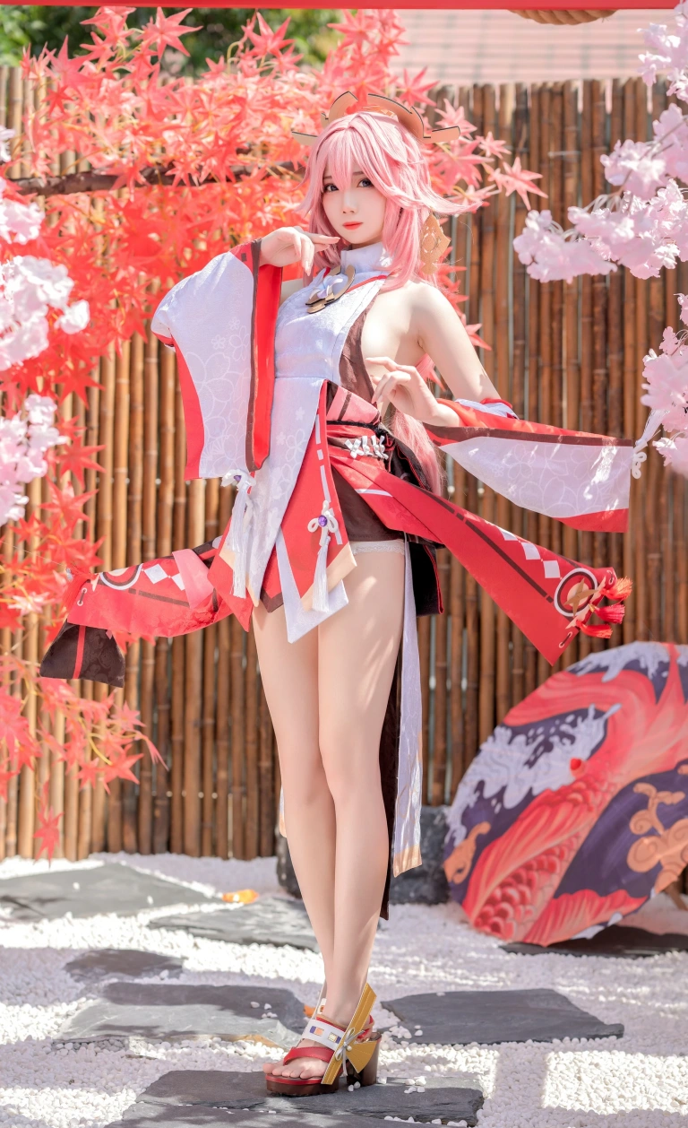 《八重神子》｜焖焖碳 · 15张写真