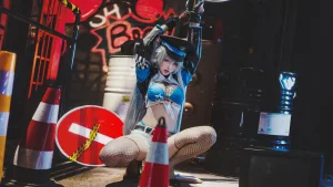 《交错战线 刃齿女警》｜宮本桜 · 22张写真