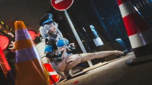 《交错战线 刃齿女警》｜宮本桜 · 22张写真