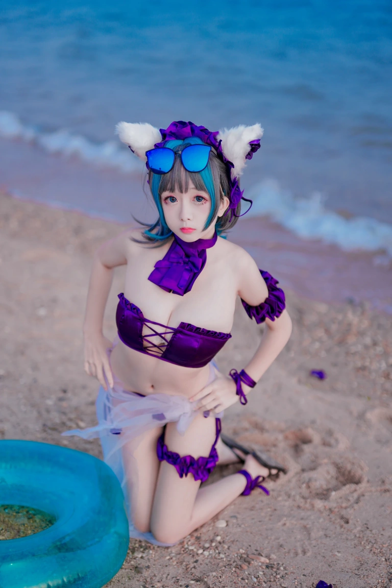 《柴郡猫泳装》｜日奈娇(椎名莜) · 41张写真