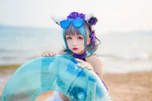 《柴郡猫泳装》｜日奈娇(椎名莜) · 41张写真