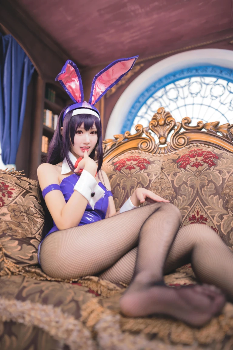 《路人女主 霞之丘诗羽兔女郎》｜羽生三未 · 37张写真