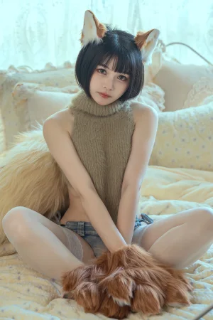 《幻想兽娘集日食 牙牙》｜七月喵子 · 26张写真