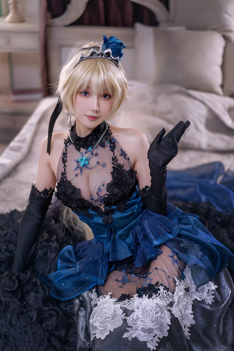 《贞德婚纱》｜阿包也是兔娘 · 26张写真