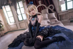 《贞德婚纱》｜阿包也是兔娘 · 26张写真