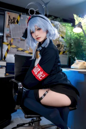 《蔚蓝档案 天雨亚子》｜九柒喵 · 46张写真