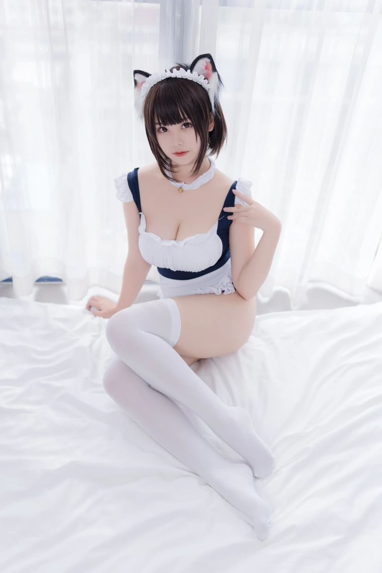《女仆兽耳娘》｜蜜汁猫裘 · 71张写真