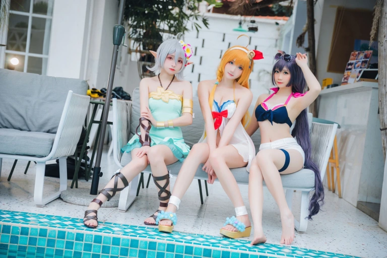 《公主连结 夏日御三家》｜瓜希酱 · 20张写真