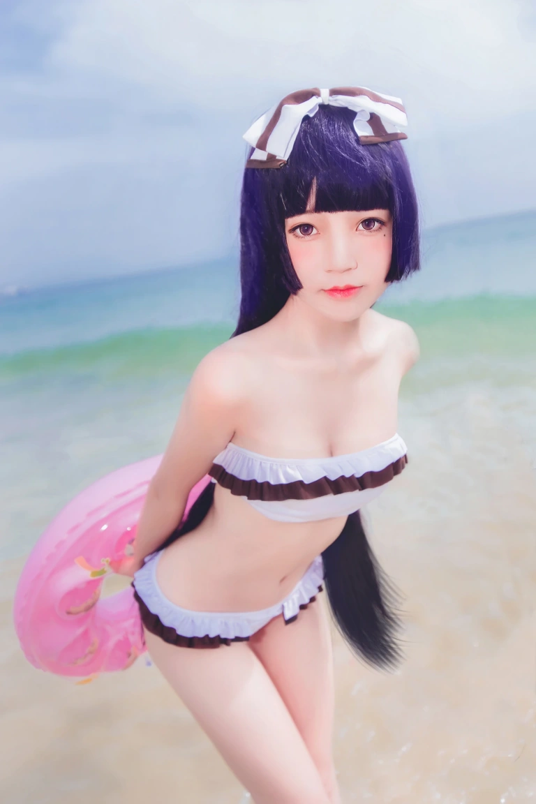 《五更琉璃 泳装》｜桜桃喵 · 21张写真