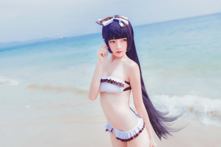 《五更琉璃 泳装》｜桜桃喵 · 21张写真