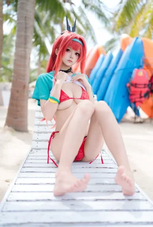 《Nikke 拉毗泳装》｜九柒喵 · 11张写真