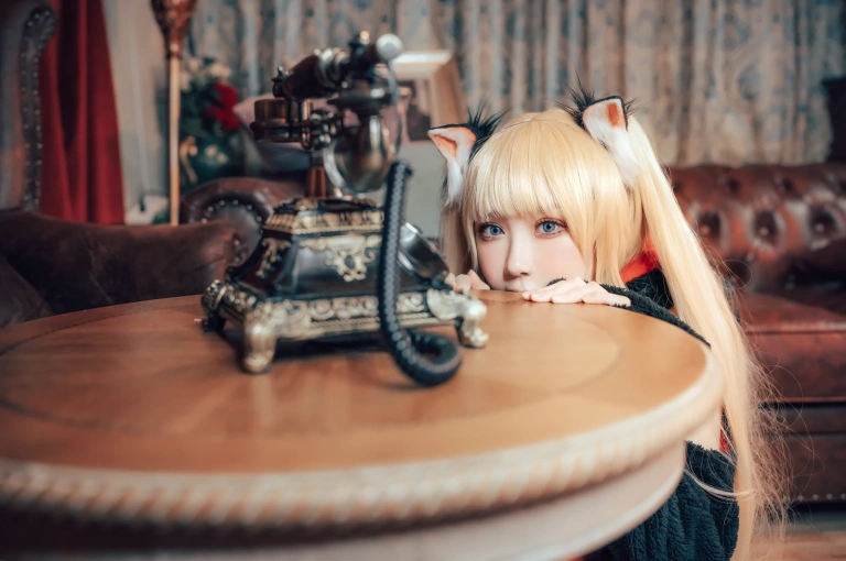 《小猫咪能有什么坏心眼呢》｜阿包也是兔娘 · 19张写真