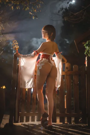 《温泉巫女》｜阿包也是兔娘 · 24张写真