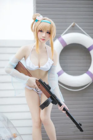 《少女前线 索米泳装》｜焖焖碳 · 46张写真