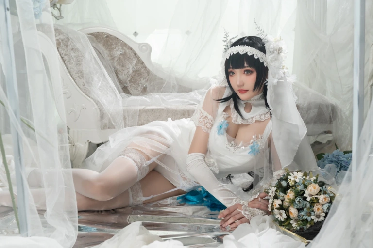 《95式 花嫁》｜瓜希酱 · 30张写真