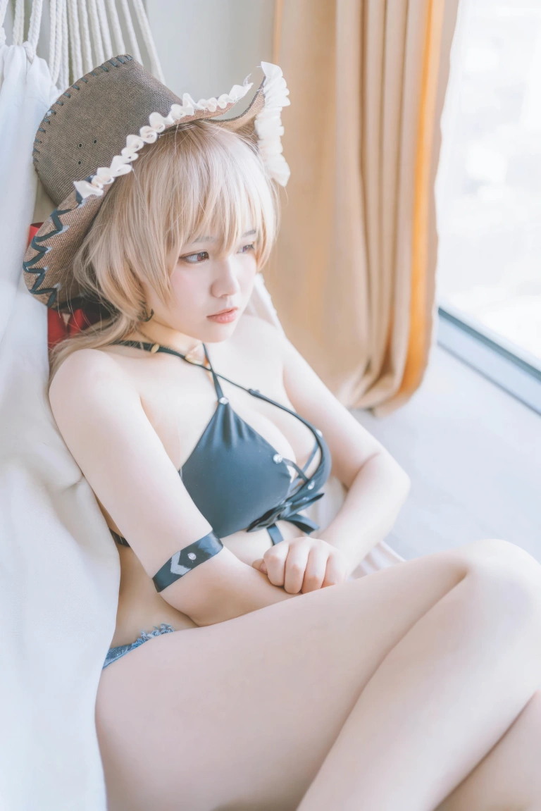 《碧蓝航线 让巴尔泳装》｜阿半今天很开心 · 20张写真