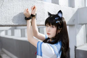 《天台JK小母猫》｜不呆猫 · 96张写真、1 个视频