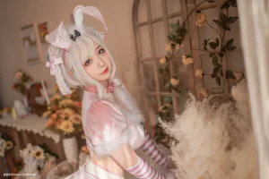 《粉色兔兔》｜皮皮奶 · 71张写真