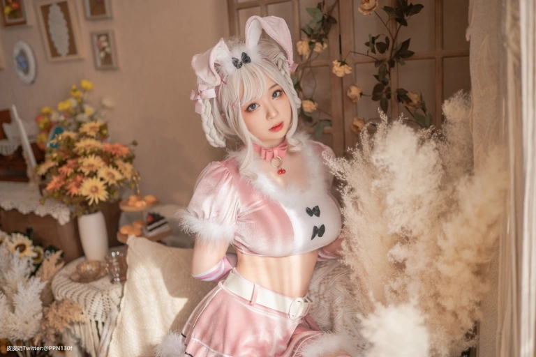 《粉色兔兔》｜皮皮奶 · 71张写真