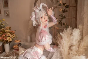 《粉色兔兔》｜皮皮奶 · 71张写真