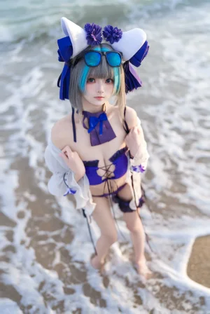 《泳装柴郡》｜九柒喵 · 27张写真