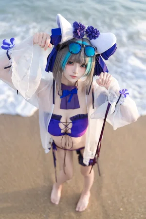 《泳装柴郡》｜九柒喵 · 27张写真