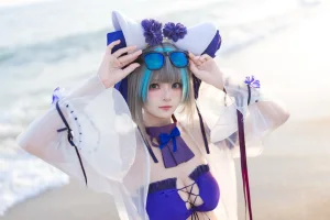 《泳装柴郡》｜九柒喵 · 27张写真