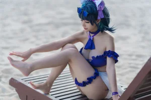 《1月舰长 柴郡泳装》｜小仓千代 · 22张写真