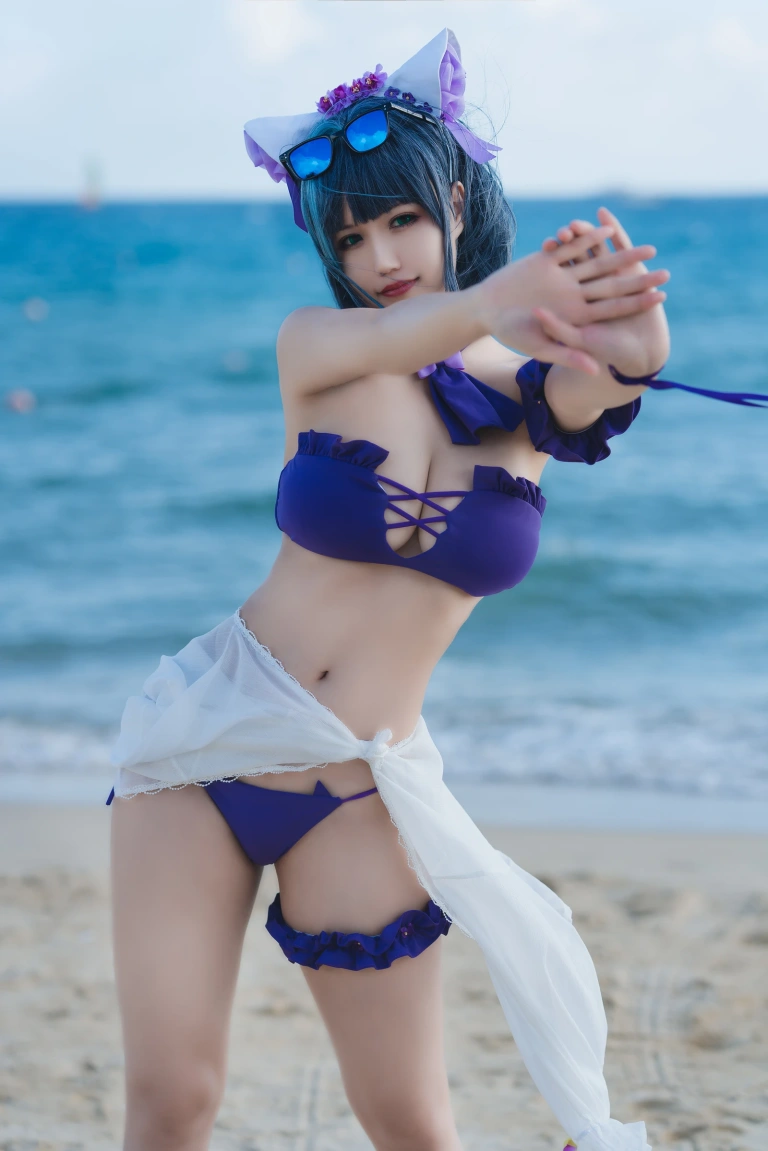 《1月舰长 柴郡泳装》｜小仓千代 · 22张写真