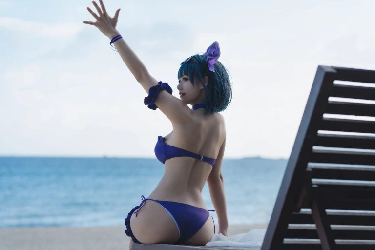 《1月舰长 柴郡泳装》｜小仓千代 · 22张写真