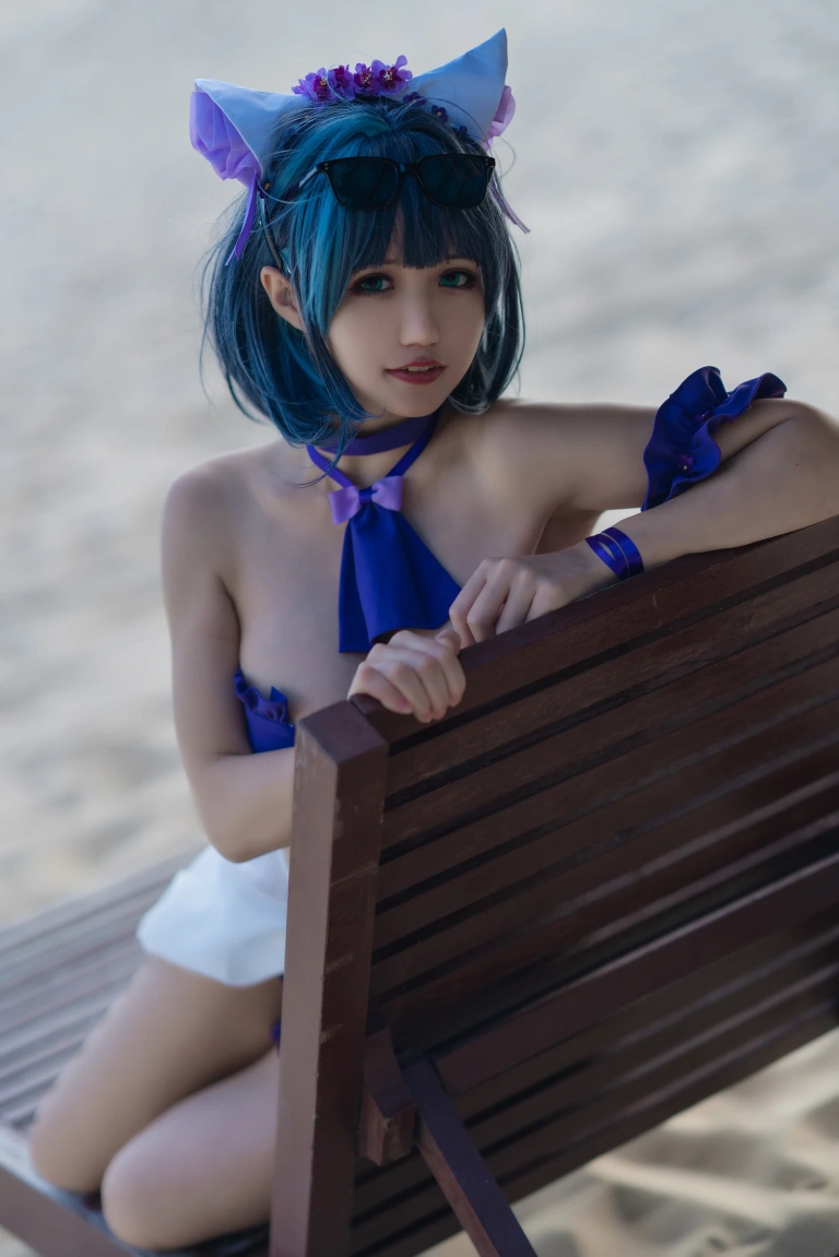 《1月舰长 柴郡泳装》｜小仓千代 · 22张写真