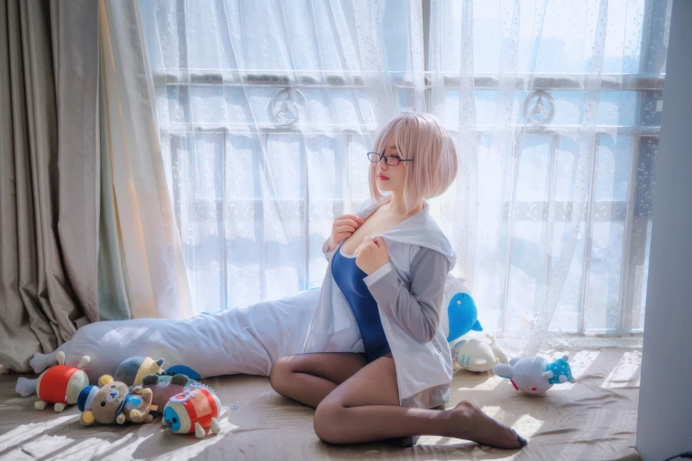 《玛修同人体操服》｜阿半今天很开心 · 20张写真