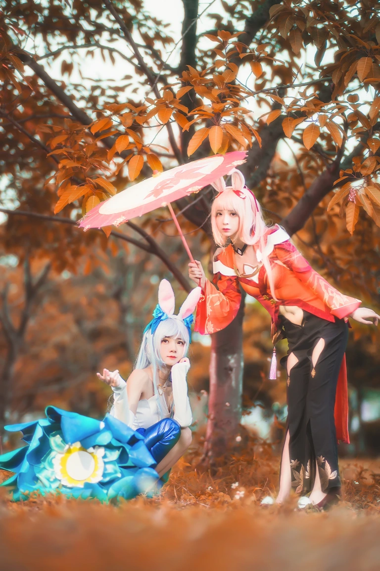 《双人公孙离》｜桜桃喵&疯猫ss · 16张写真
