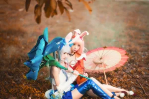 《双人公孙离》｜桜桃喵&疯猫ss · 16张写真