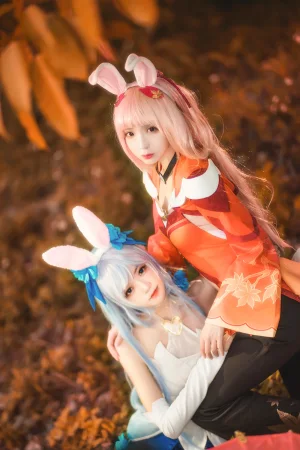 《双人公孙离》｜桜桃喵&疯猫ss · 16张写真