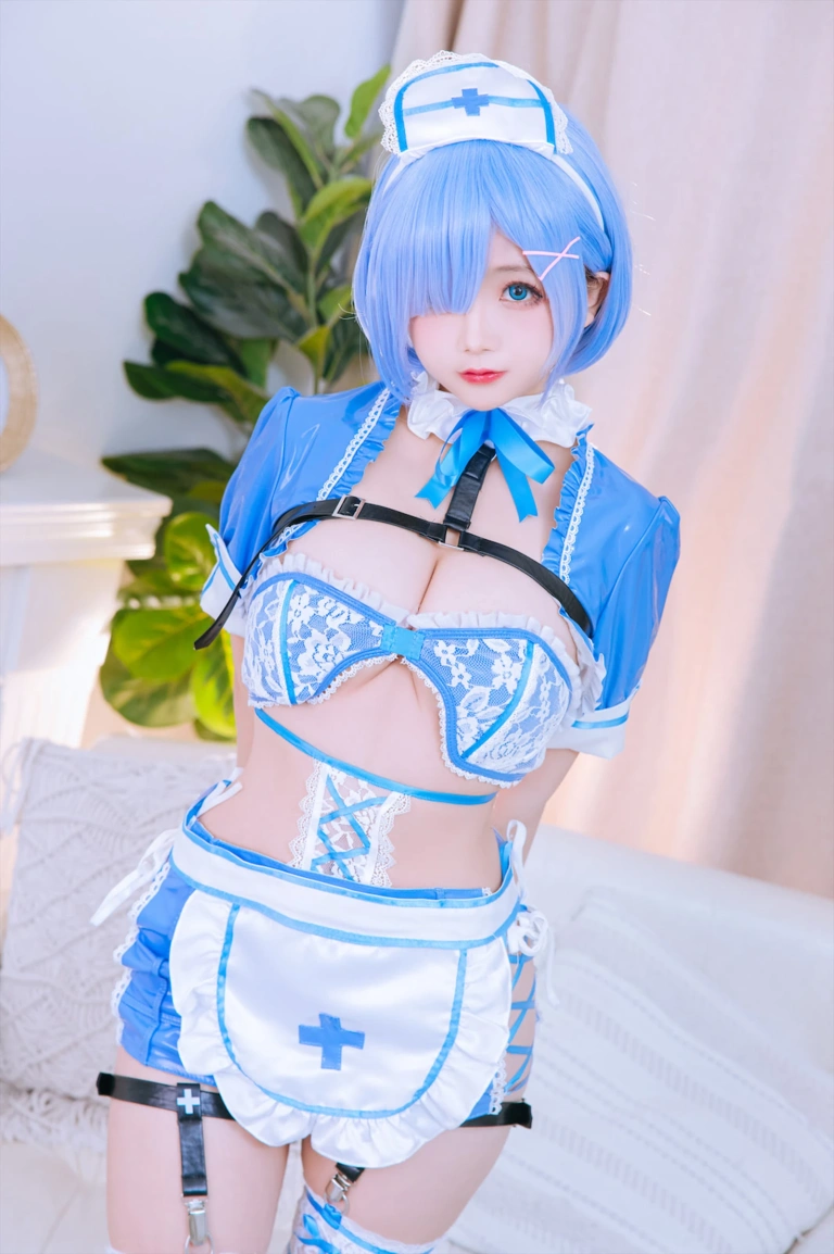 《蕾姆蓝色护士》｜日奈娇(椎名莜) · 88张写真