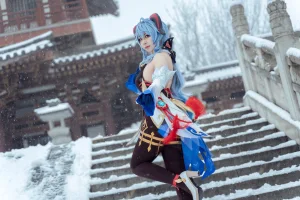 《雪景甘雨》｜虎森森 · 42张写真