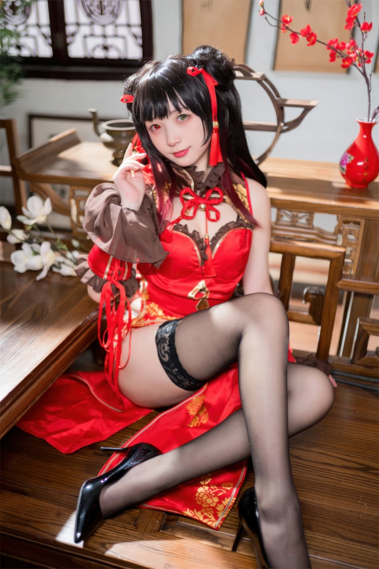 《时崎狂三旗袍》｜花铃 · 66张写真