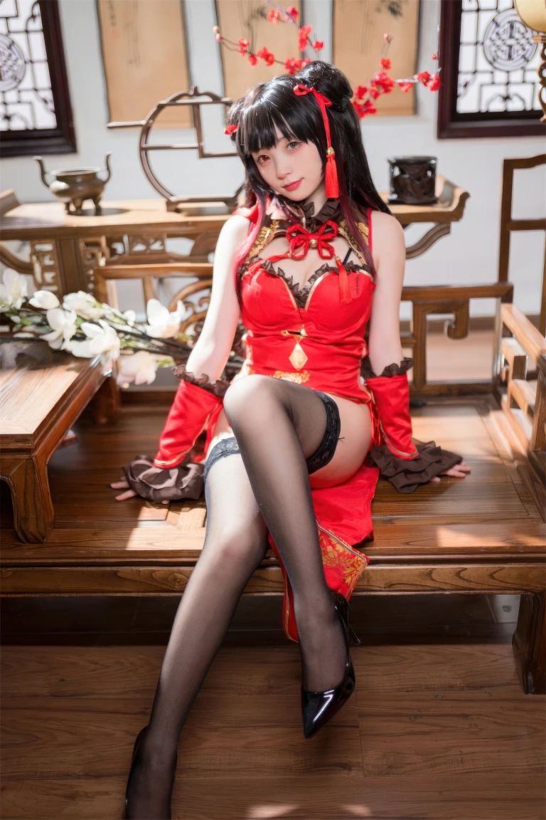 《时崎狂三旗袍》｜花铃 · 66张写真