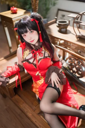 《时崎狂三旗袍》｜花铃 · 66张写真